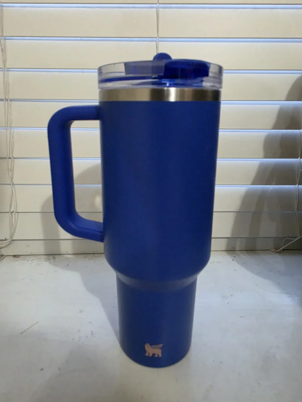 Stanley Blue Insulated Travel Mug with Handle